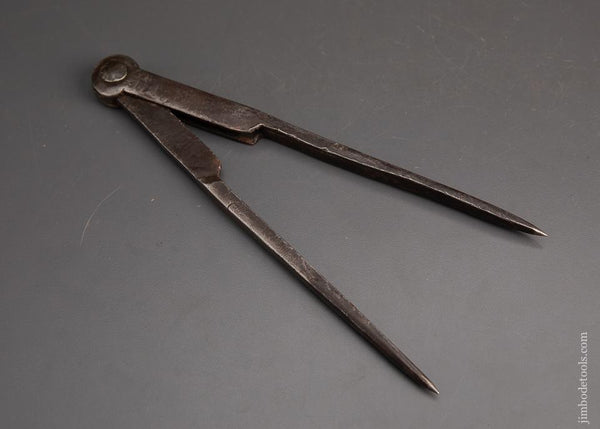 Ancient 9 3/4 inch Hand Forged Dividers - 95144