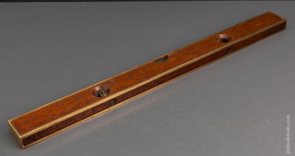 Extra Fine GOODELL-PRATT 24 inch Mahogany Level Full Bound with Decal - 95162