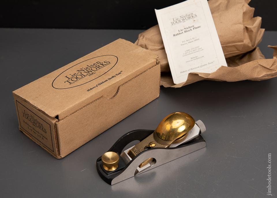 LIE-NIELSEN No. 60 1/2 Rabbet Block Plane Original Box - 95180