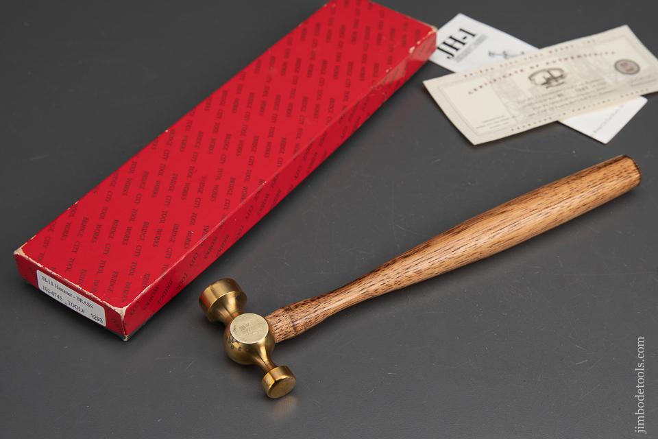 BRIDGE CITY TOOLS JH-1S Brass Jointers Hammer MIB - 95190