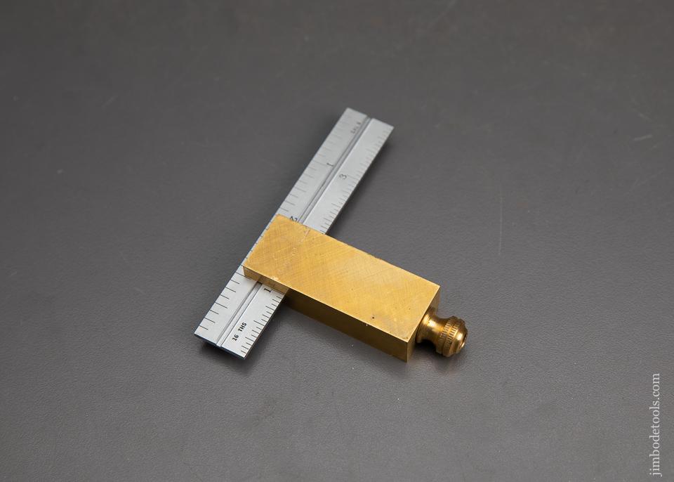 Heavy Brass Double Square 4 Inch - 95196
