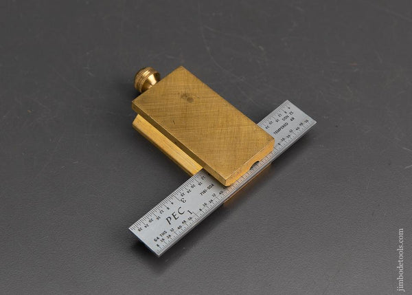 Heavy Brass Double Square 4 inch - 95198