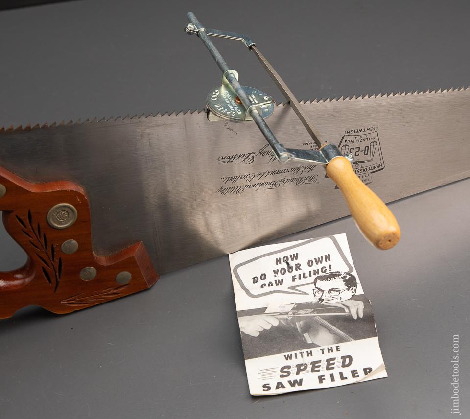 Mint with Instructions SPEED CORP. Saw Filer Saw Filing Guide 95199