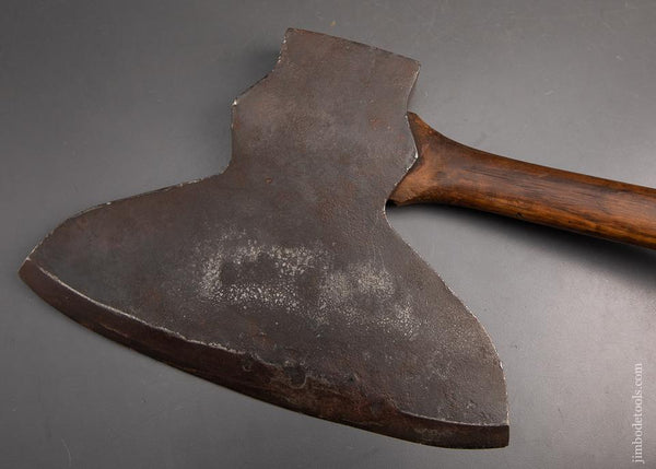 Excellent Single Bevel Offset Broad Axe by J. BEATTY - 95203