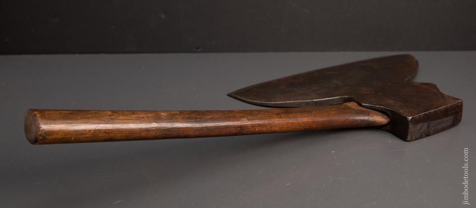 Excellent Single Bevel Offset Broad Axe by J. BEATTY - 95203