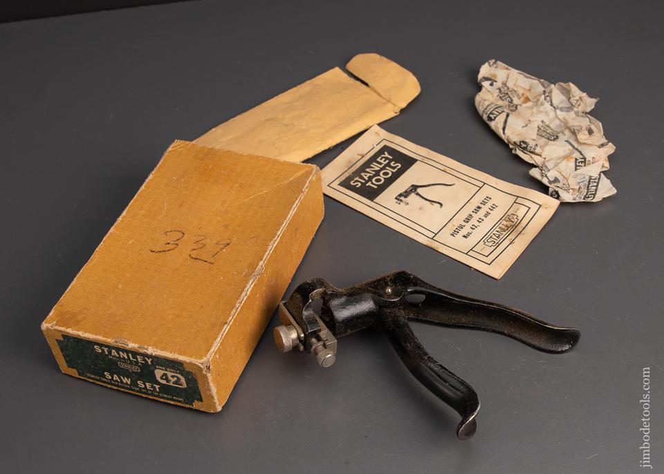 STANLEY No. 42X Saw Set Mint in Box - 95206