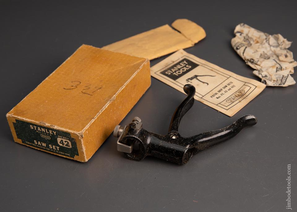 STANLEY No. 42X Saw Set Mint in Box - 95206