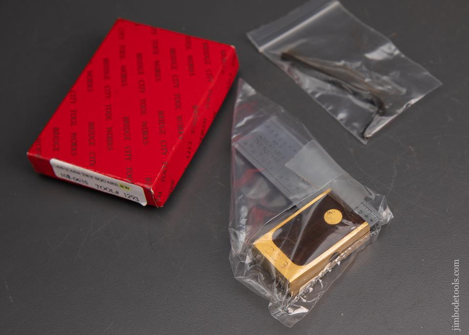 BRIDGE CITY TOOL WORKS AS-3 Adorable Square in Rosewood MIB - 95227