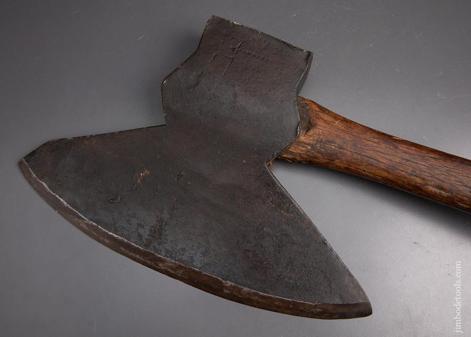 Excellent Single Bevel Offset Pennsylvania Broad Axe - 95233