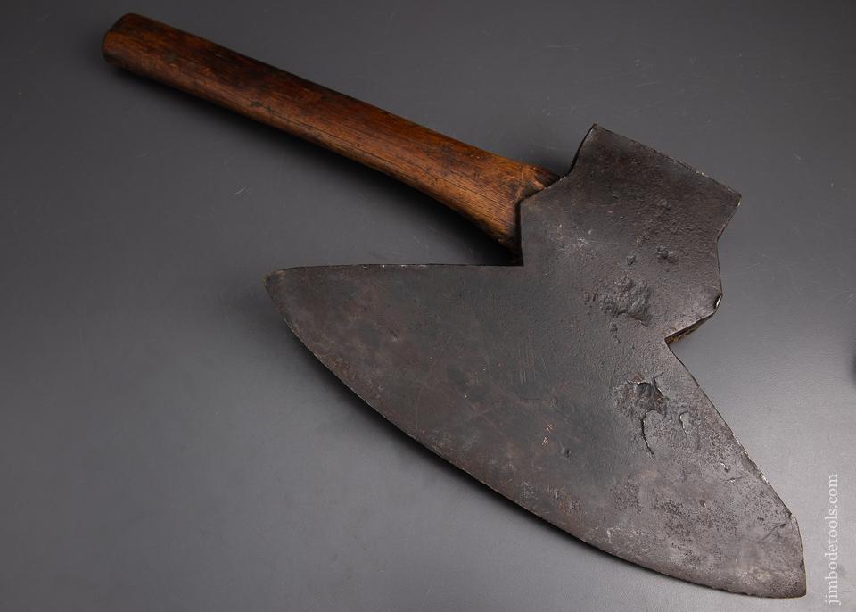Excellent Single Bevel Offset Pennsylvania Broad Axe - 95233