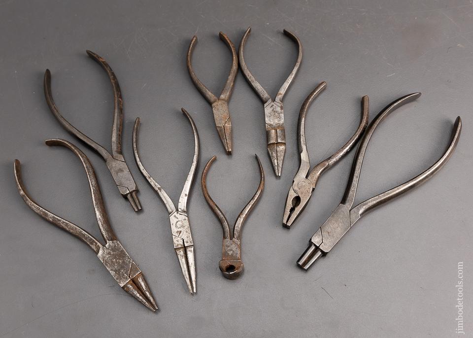 Great Lot of Early Mini Pliers  - 95255