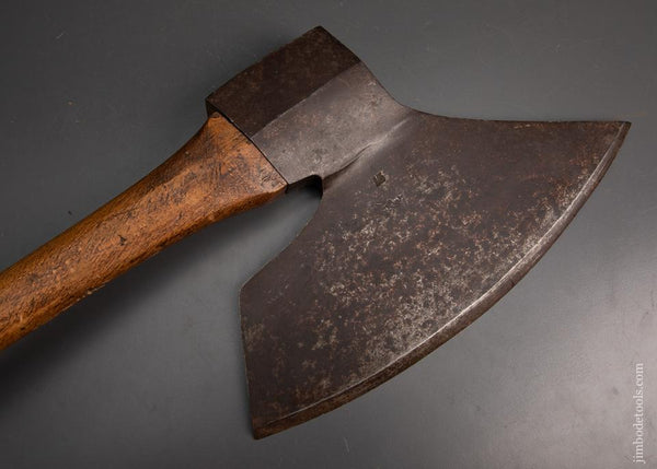 Excellent Offset Single Bevel Broad Axe - 95272