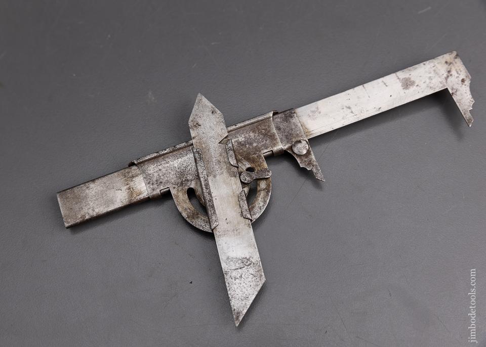 Rare! WEIT-GOETHE Patent March 21, 1905 Combination Tool Protractor, Bevel, Caliper - 95293