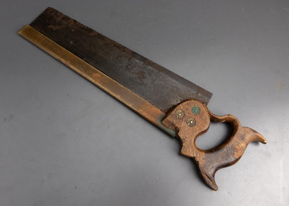 MOSES EADON 14 inch Brass Back Saw - 95316