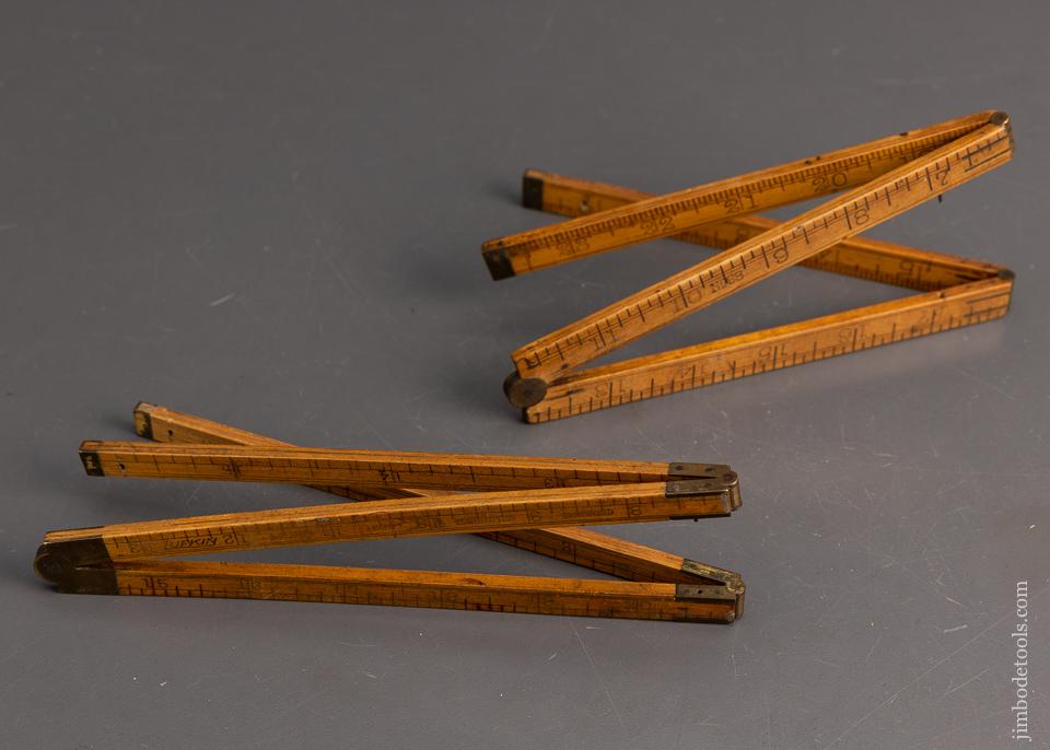 2 Good Boxwood Rules STANLEY No. 68 and LUFKIN No. 760 - 95350