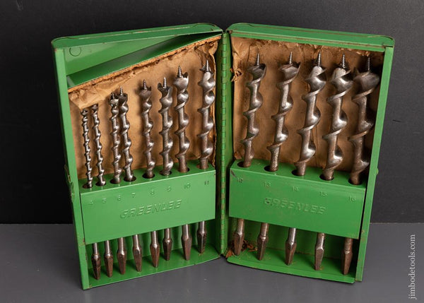 Excellent Complete Set of GREENLEE Auger Bits Unused - 95352