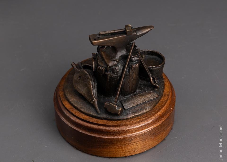 Blacksmith’s Anvil Bronze Sculpture by PAUL TADLOCK - Excelsior 95366
