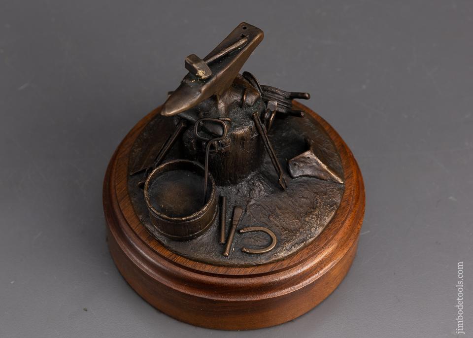 Blacksmith’s Anvil Bronze Sculpture by PAUL TADLOCK - Excelsior 95366
