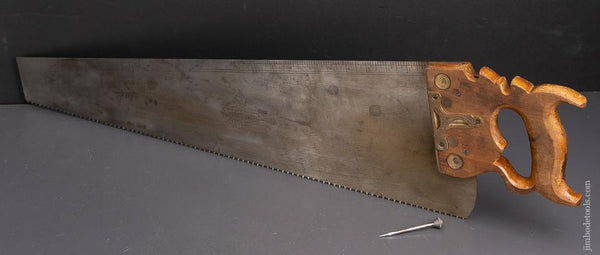 Magnificent DISSTON JACKSON GORHAM Plum & Level PAT’D. Combination Saw No. 43 - 95371