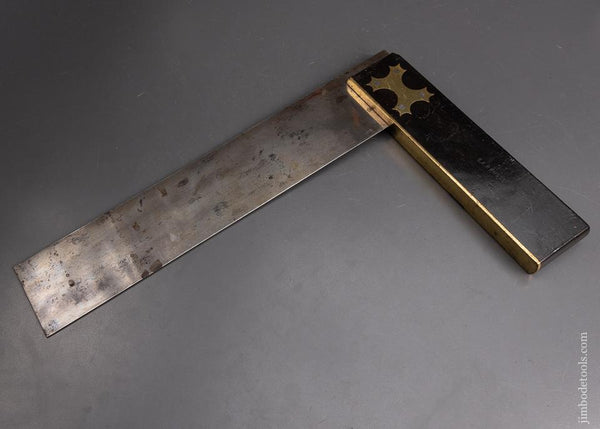 Extra Extra Fine THOS. IBBOTSON Ebony Try Square - 95372