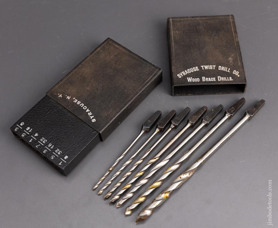 SYRACUSE Twist Drill Co. Wood Brace Drill Bit Set - 95373