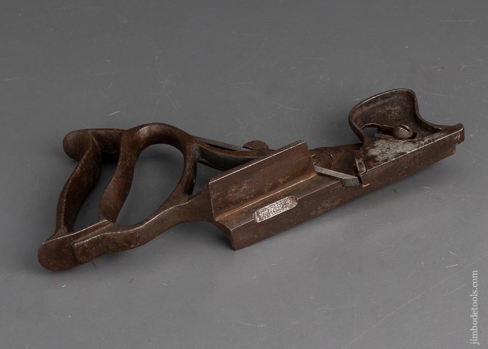 Wonderful Cast Iron Dado Plane with Floral Design - 95404