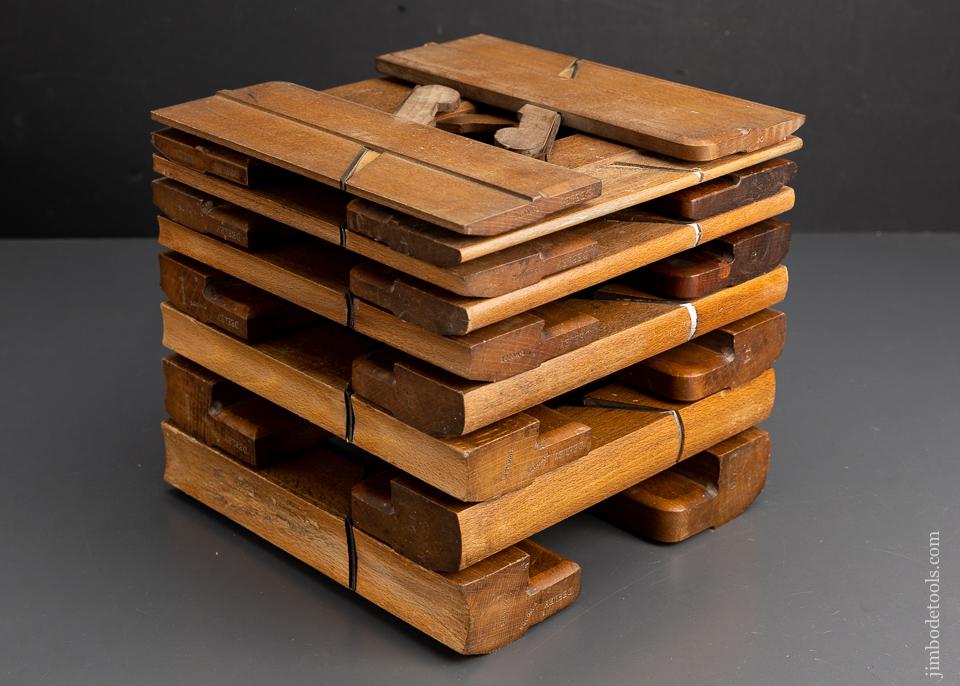 Set of 18 Hollows & Round Planes bt DEELEY 1788-1889 LONDON - 95434