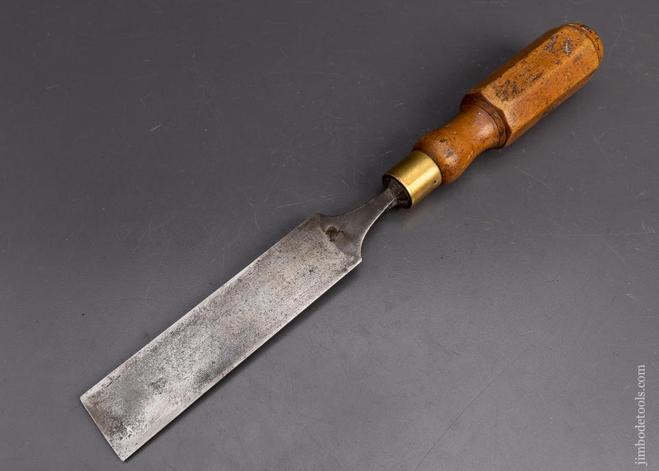 Long, Thin English Paring Chisel I. SORBY 1 1/2 x 14 inch Boxwood - 95461