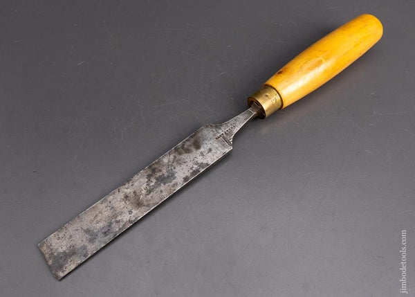 Long, Thin English Paring Chisel J. HOWARTH 1 1/4 x 14 1/2 inch Boxwoo ...