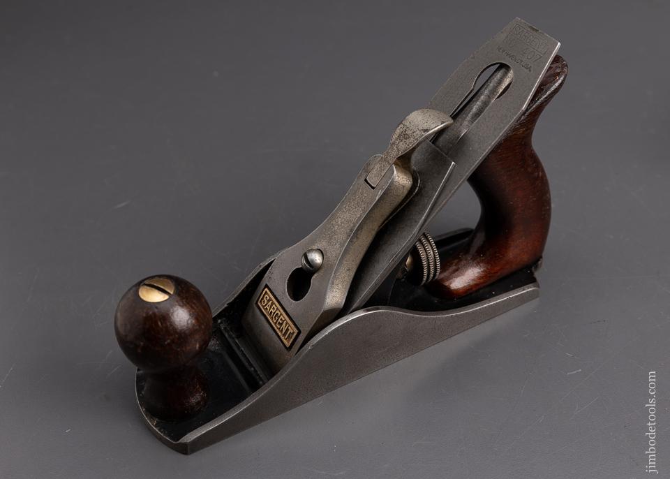 SARGENT No. 407 (No. 2 Size) Smooth Plane with Brass Plaque Lever Cap - 95480
