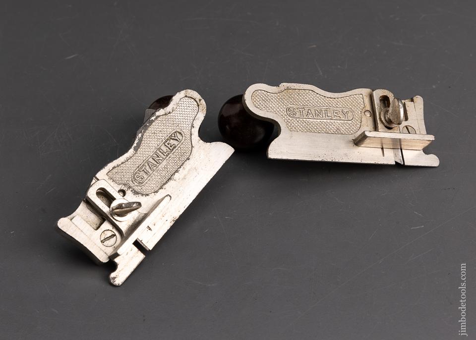Near Mint Pair of STANLEY No. 98/99 Side Rabbet Planes with Fences - 95489