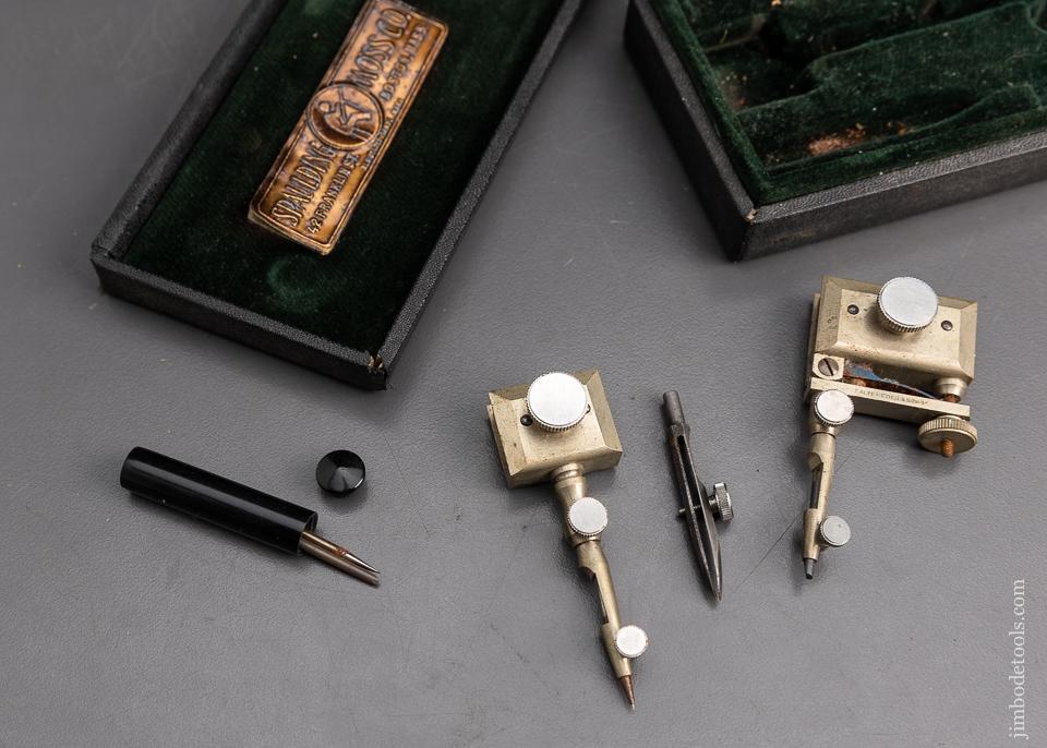 SPAULDING MOSS CO Precision Trammel Points on Original Box - 95491