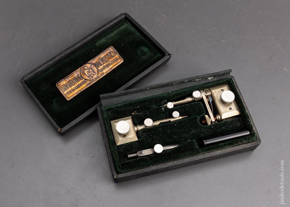 SPAULDING MOSS CO Precision Trammel Points on Original Box - 95491