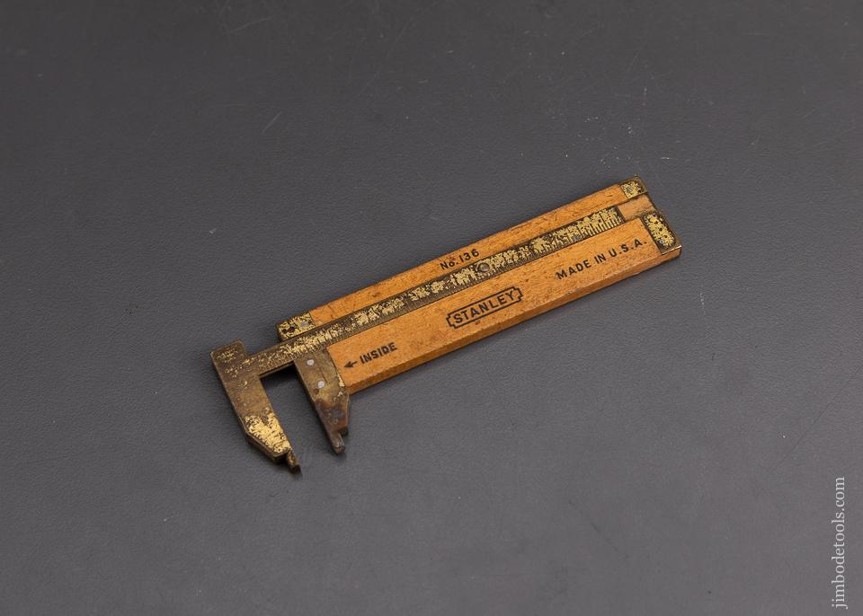 Extra Fine STANLEY No. 136 Caliper Rule 4 Inch - 95505