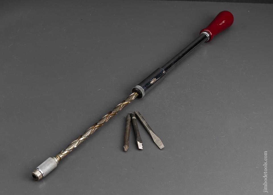 Minty YANKEE No. 131A Automatic Screwdriver with Bits Like New - 95507