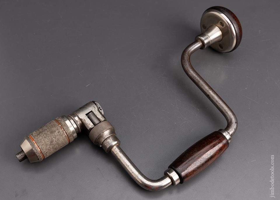 Fine 10 inch STANLEY No. 923 Bit Brace with Rosewood Handles - 95532