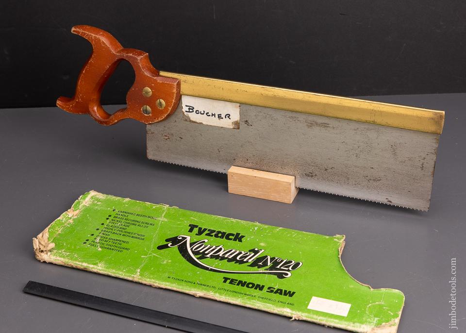 Extra Fine TYZACK Brass Back Tenon Saw - 95583
