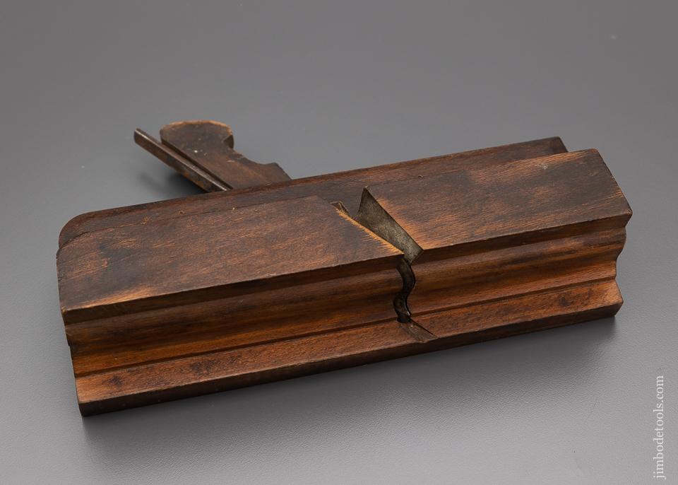 Good Fenced Ogee Moulding Plane by BERRY 1840-78 LONDON 2 1/2 inches wide  - 95588
