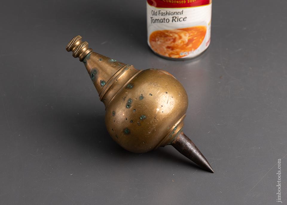 Massive 4 Pound Brass Plumb Bob Early - 95602