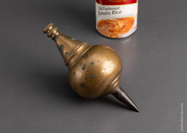 Massive 4 Pound Brass Plumb Bob Early - 95602
