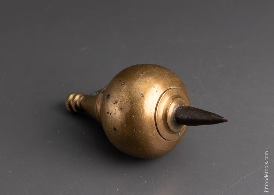 Massive 4 Pound Brass Plumb Bob Early - 95602