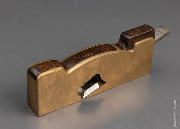 Near Mint POPPING N.Y.C. Gunmetal Shoulder Plane with Rosewood Infill - 95606