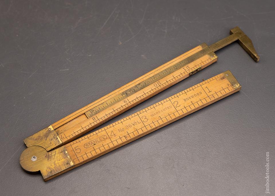 STANLEY No. 36 1/2L Boxwood Caliper Rule Fine - 95615