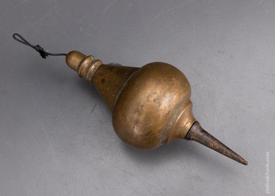 Rare PAUL LEISTNER Reversible Millwright’s Plumb Bob - 95630