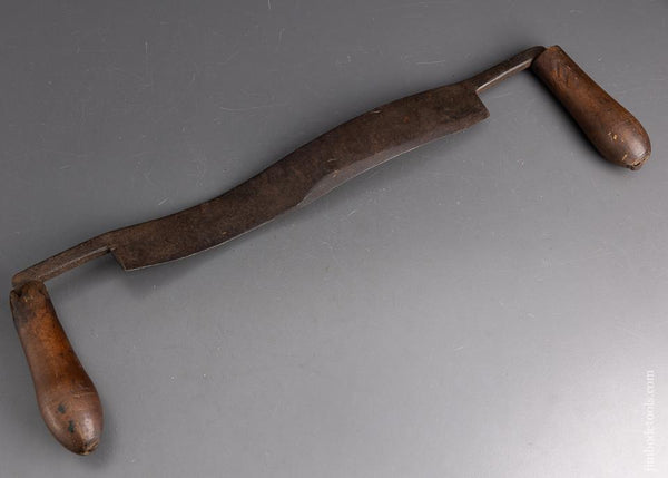 12 Inch Draw Knife with Inside and Out Side Carved Blade - 95963