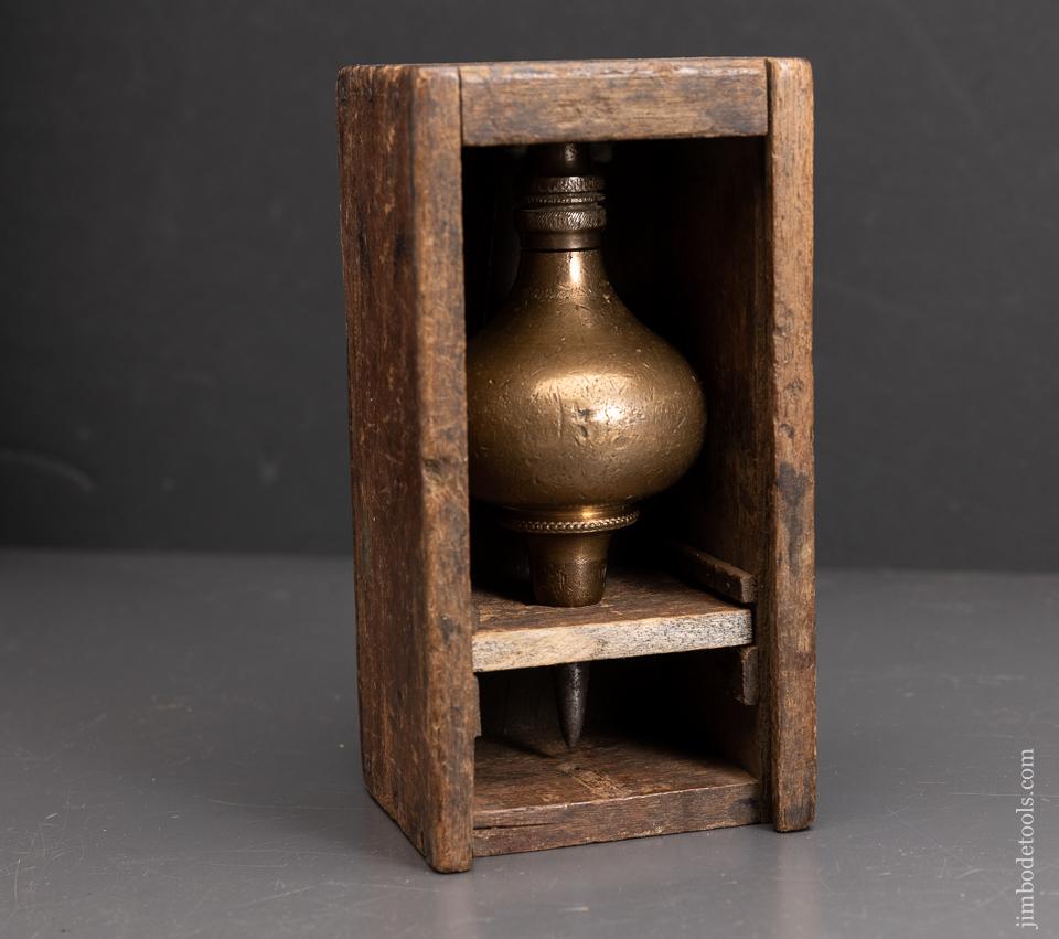 Brass Plumb Bob by LEISTNER in its Original Box - 95646