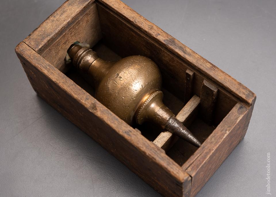 Brass Plumb Bob by LEISTNER in its Original Box - 95646