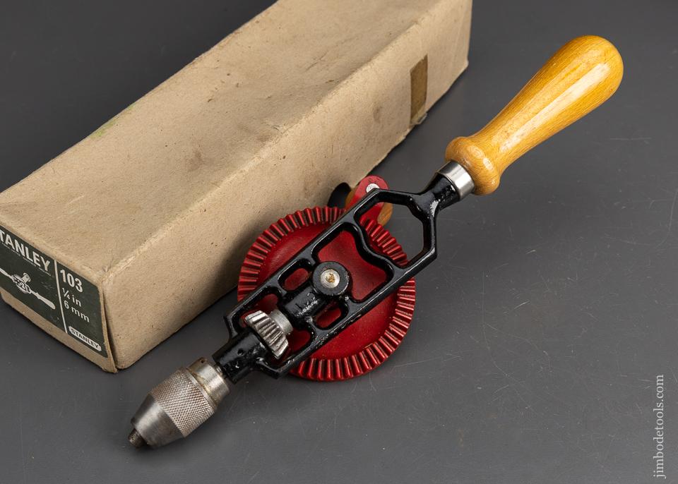 STANLEY No. 103 Hand drill Mint in Box - 95655