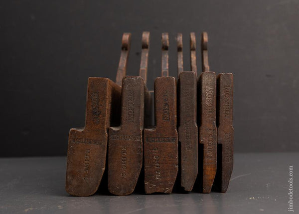 Fine Set of 6 Hollows and Rounds by NELSON - 95657