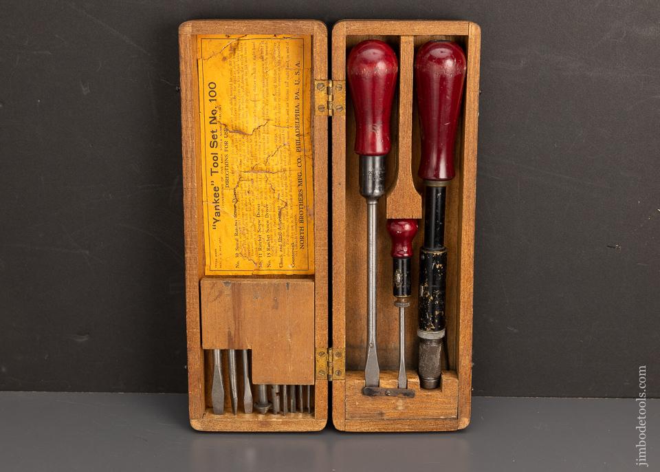 Complete YANKEE No. 100 Tool Set in Original Box Fine - 95671